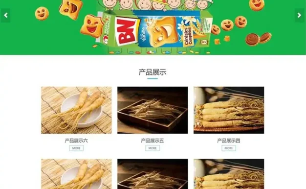 健康产品销售与品牌宣传 专业级保健品商城模板下载