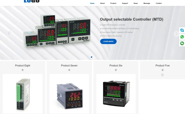 英文外贸网站模板 带三级子目录